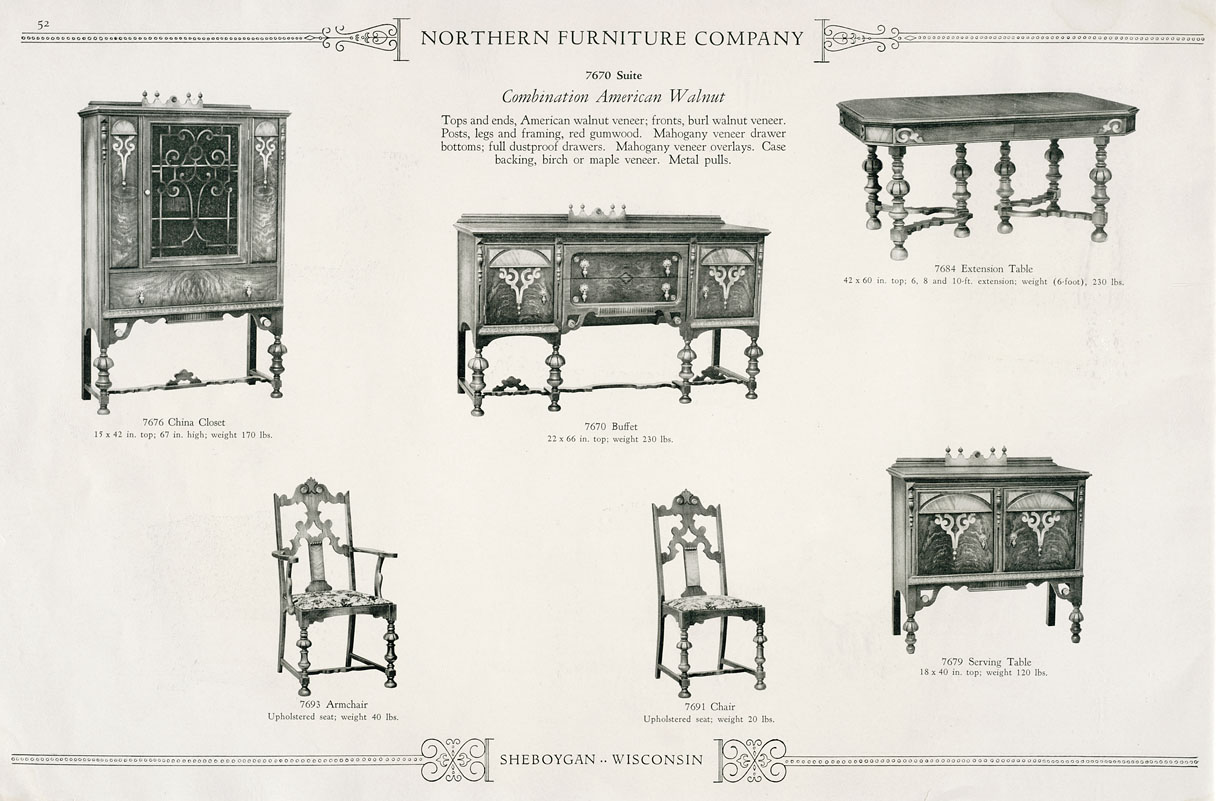 The State: Northern Furniture Company catalog 39 (No. 39): [Dining room ...